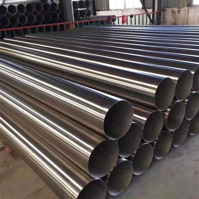 201/304 / 316L 3 Inch Polished Welded Stainless Steel Tube Pipe Untuk Bahan Bangunan