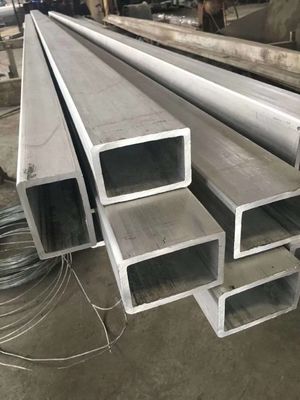 316L Rectangular Seamless Stainless Steel Pipe 20 * 40 25 * 50 30 * 60 Polish Square