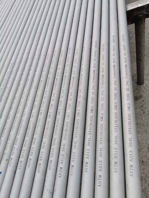 Hot Rolled Cold Drawn Tube, Garis Rambut Bulat Tabung Stainless AISI 304 Stainless Steel HL NO.4