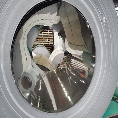 Lebar 1500Mm Mill Edge SS 304 Coil BA Mirror Surface Selesai