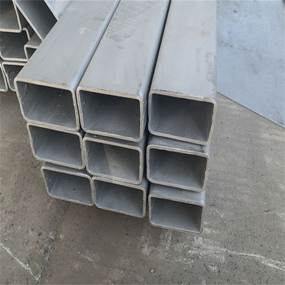 Persegi 10x10mm 304 316 Pipa Stainless Steel Dipoles Panjang 19 Kaki