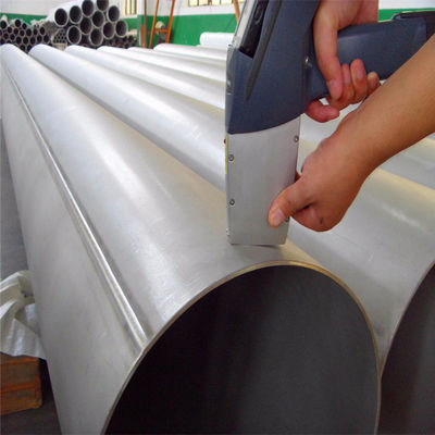Elliptical Seamless Stainless Steel Pipe Tubes Spiral Welded Untuk Dekorasi
