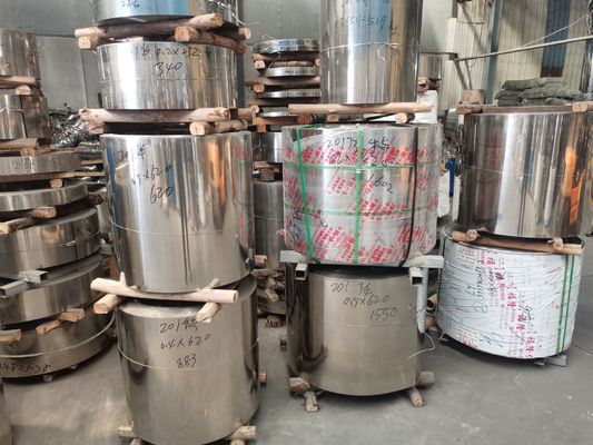 Astm Cold Rolled 3mm Stainless Steel Coil Strip 2B Permukaan