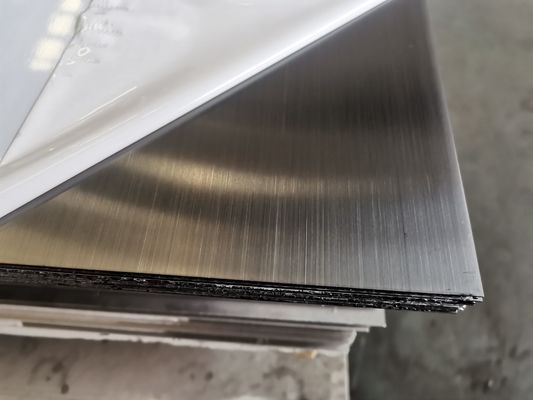 AISI 2b SS Sheet 8mm 316L Stainless Steel Plates Lembar Garis Rambut
